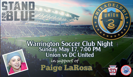 Join Us At PPL Park & Stand For Paige LaRosa